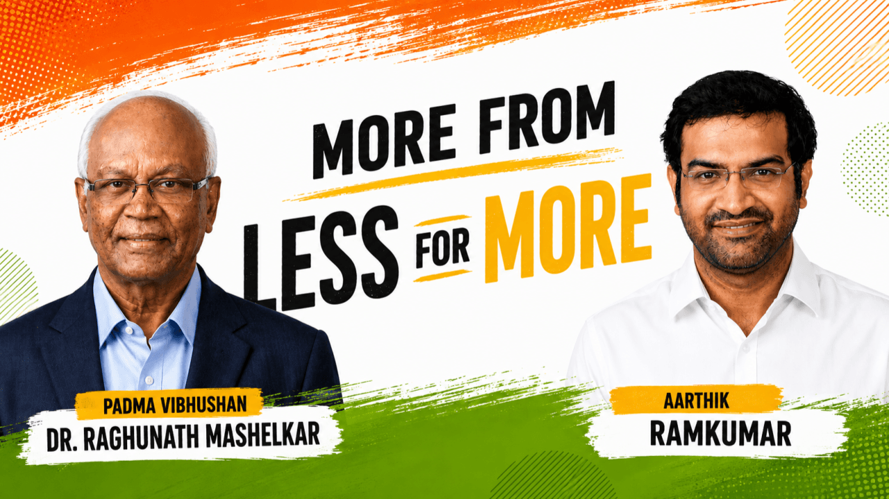 Forget Jugaad. Dr. R.A. Mashelkar Has A Better Word For What India Actually Needs.